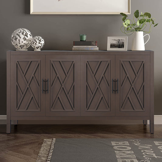 Centerville Modern Twill Wooden Sideboard Cabinet