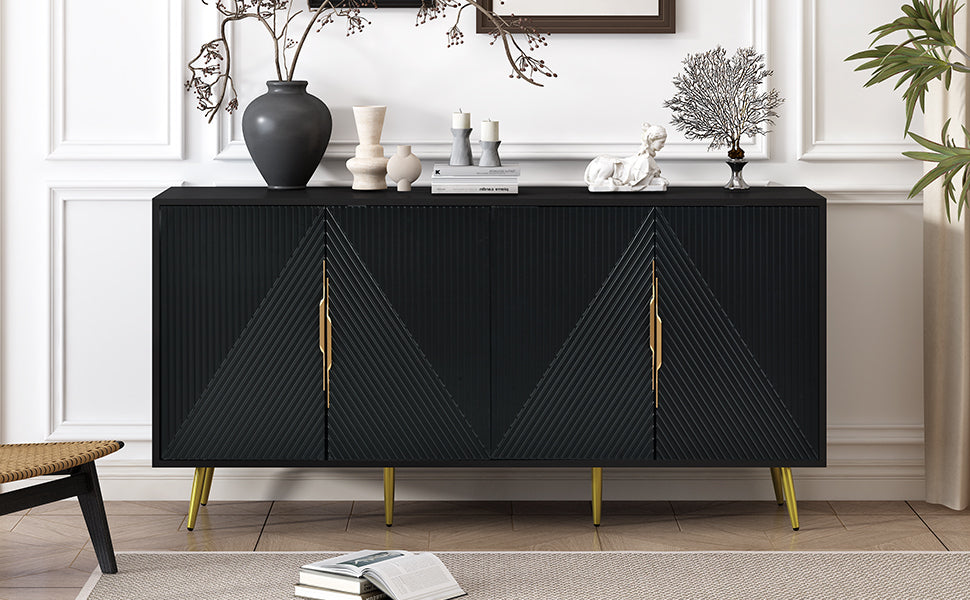 Centerville Contemporary Stylish Wave Sideboard