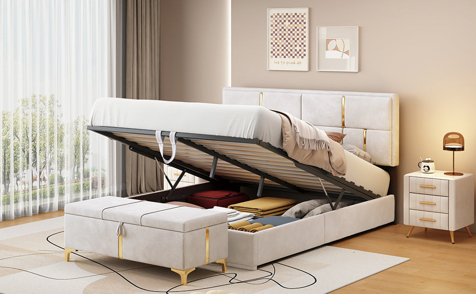 Westport Contemporary 2-Pieces Bedroom Sets Storage