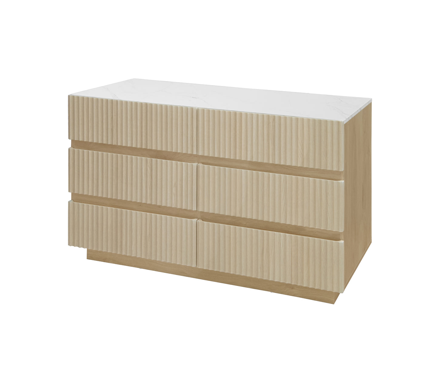 Eda Modern Velvet Chest of Drawers