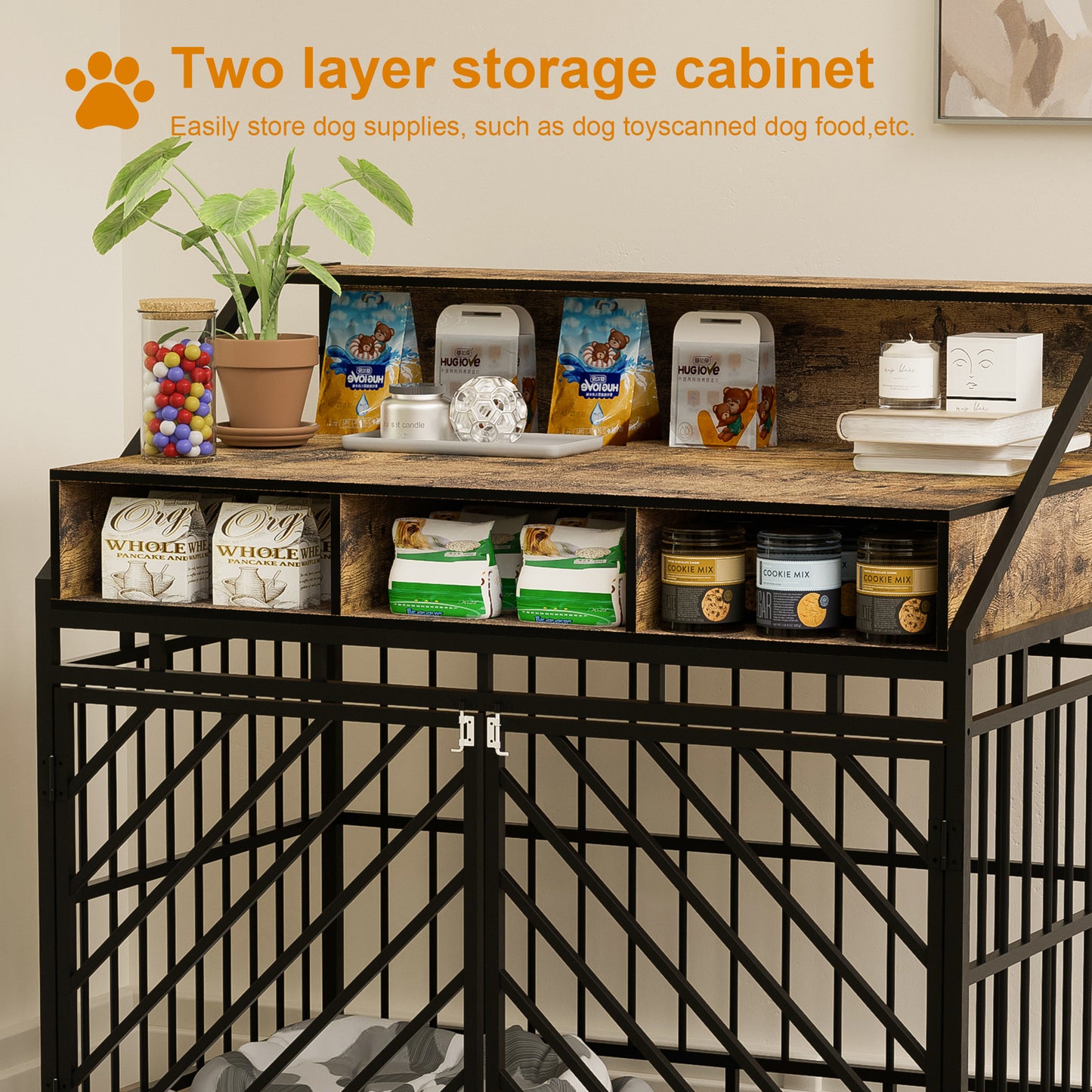 Lazzareschi Modern Wooden Dog Crate