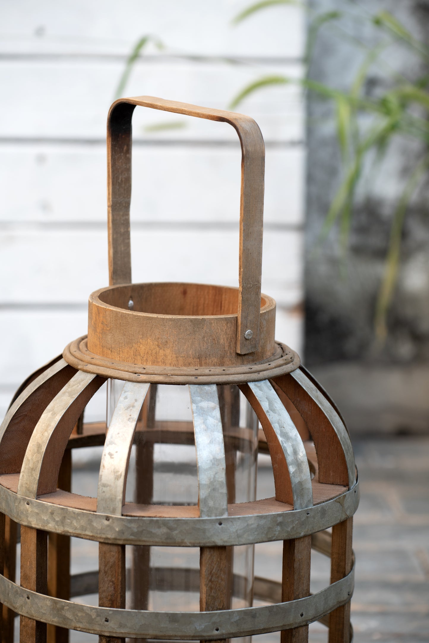 Emery Craftsman Decorative Wooden Lantern