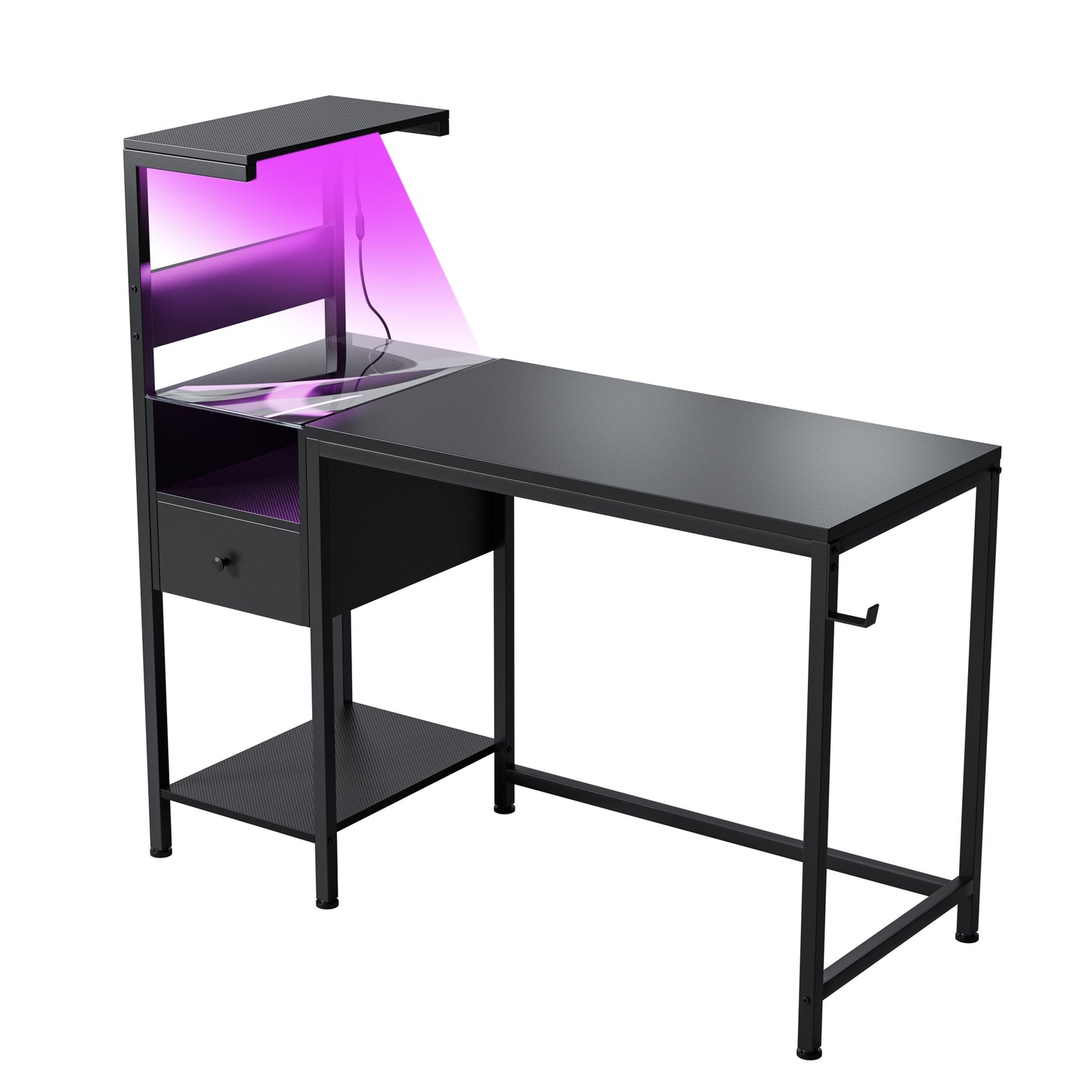 Silverleaf Modern USB Charging Desk