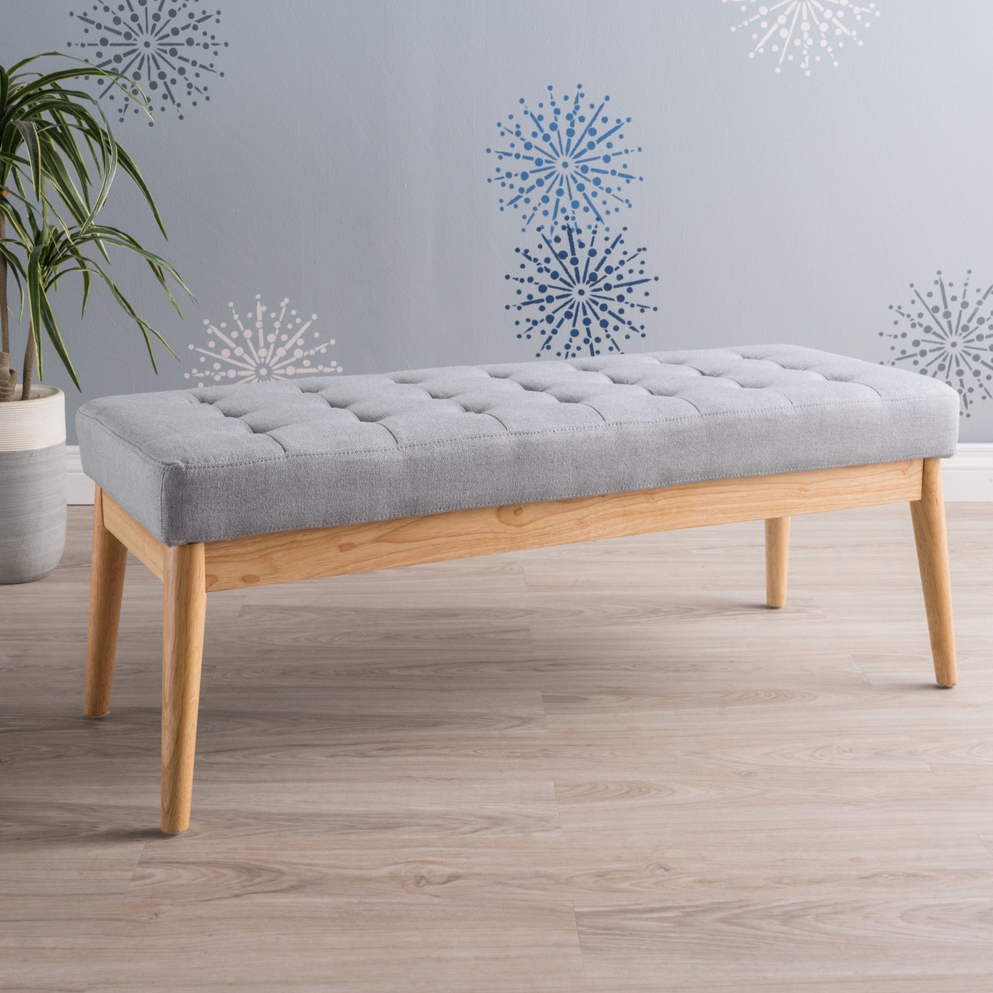 Centerville Contemporary Velvet Classic Ottoman