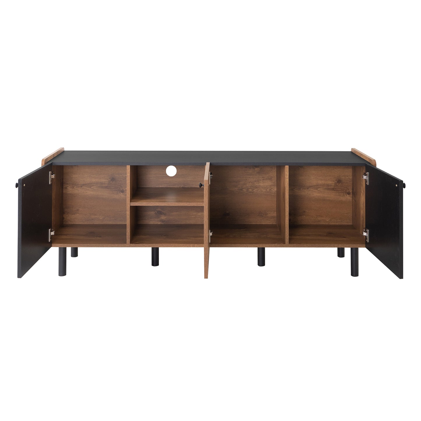 Mission Mid-Century TV Stand Console Table Entertainment