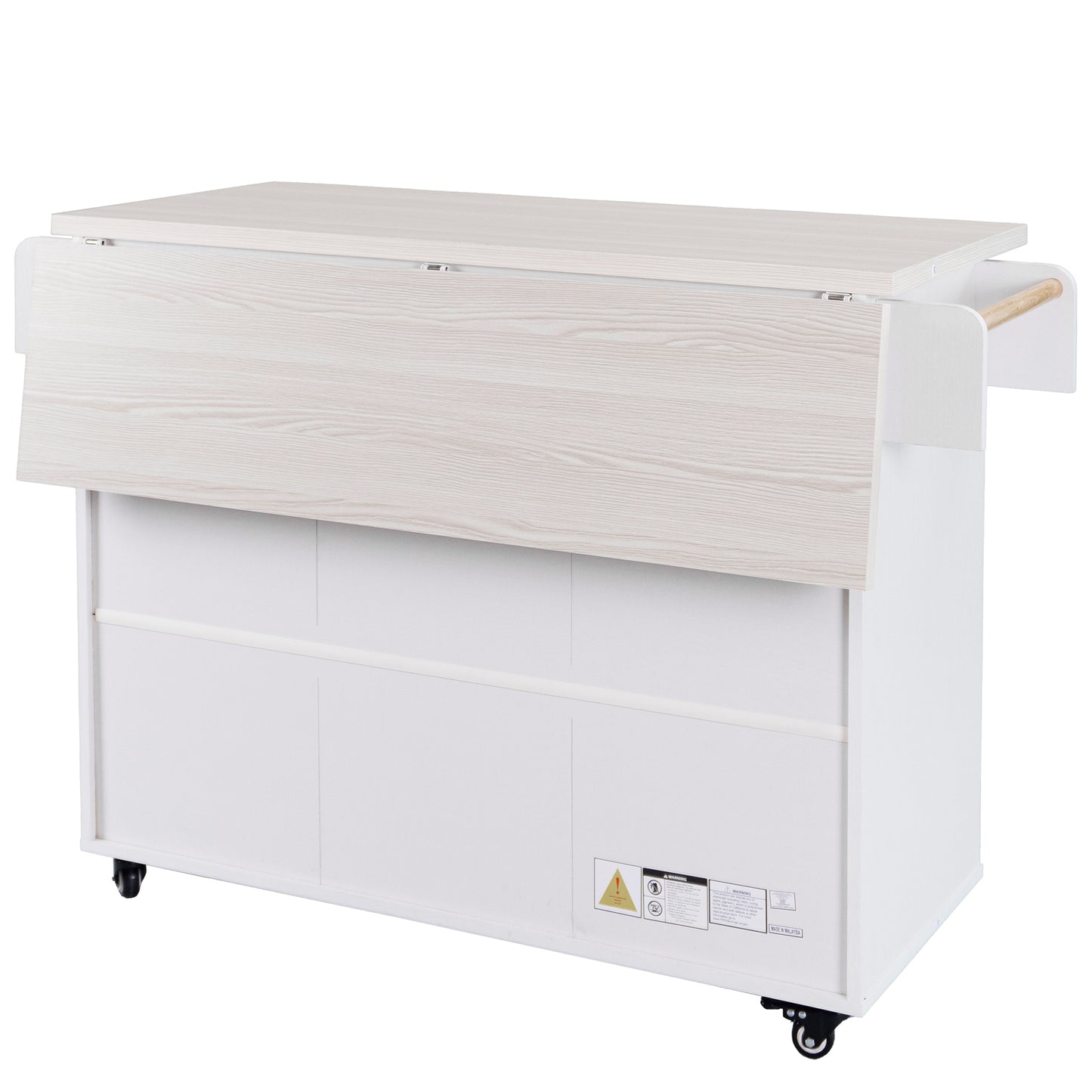Calista Modern Kitchen Dining Storage Island