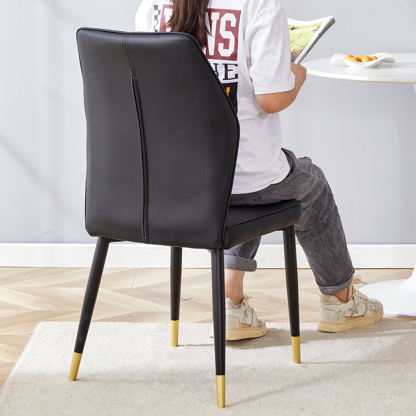 Sonoma Contemporary Velvet Dining Chairs