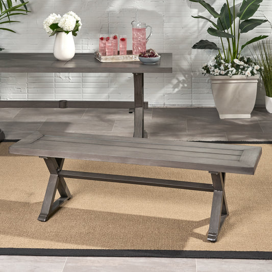 Centerville Modern Classic Velvet Dining Bench