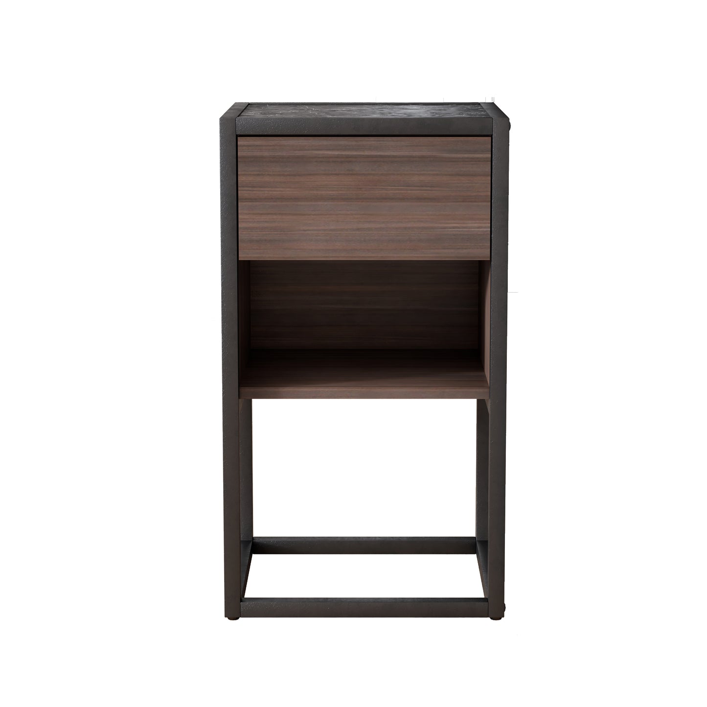 Warmsprings Modern Corner Cabinet Side Table