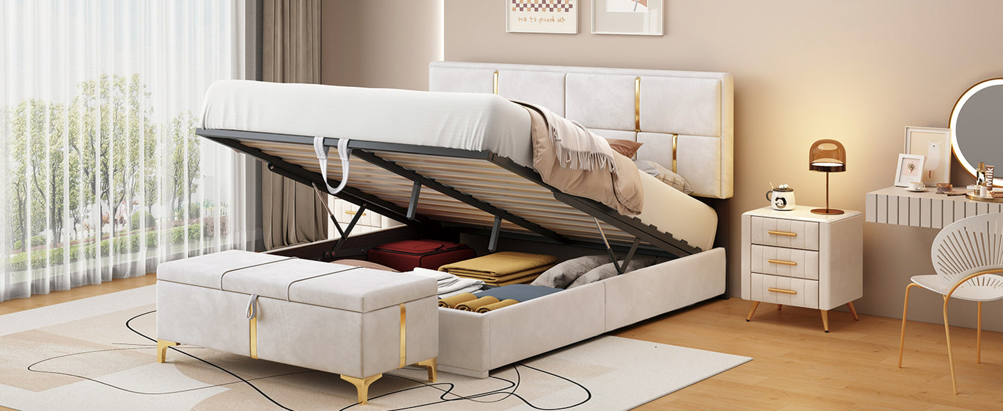 Westport Contemporary 2-Pieces Bedroom Sets Storage