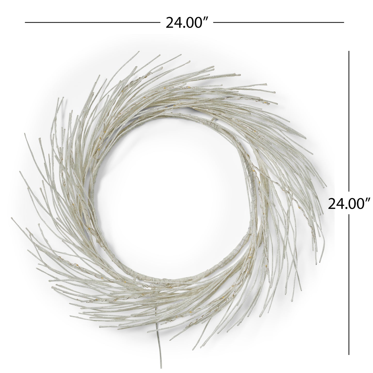Lula Contemporary Paper LED Light Wreath
