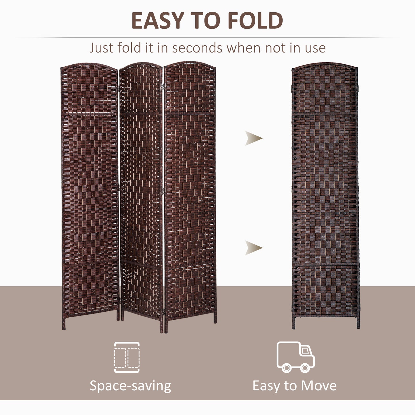Lazzareschi Craftsman Wicker Weave Privacy Screen