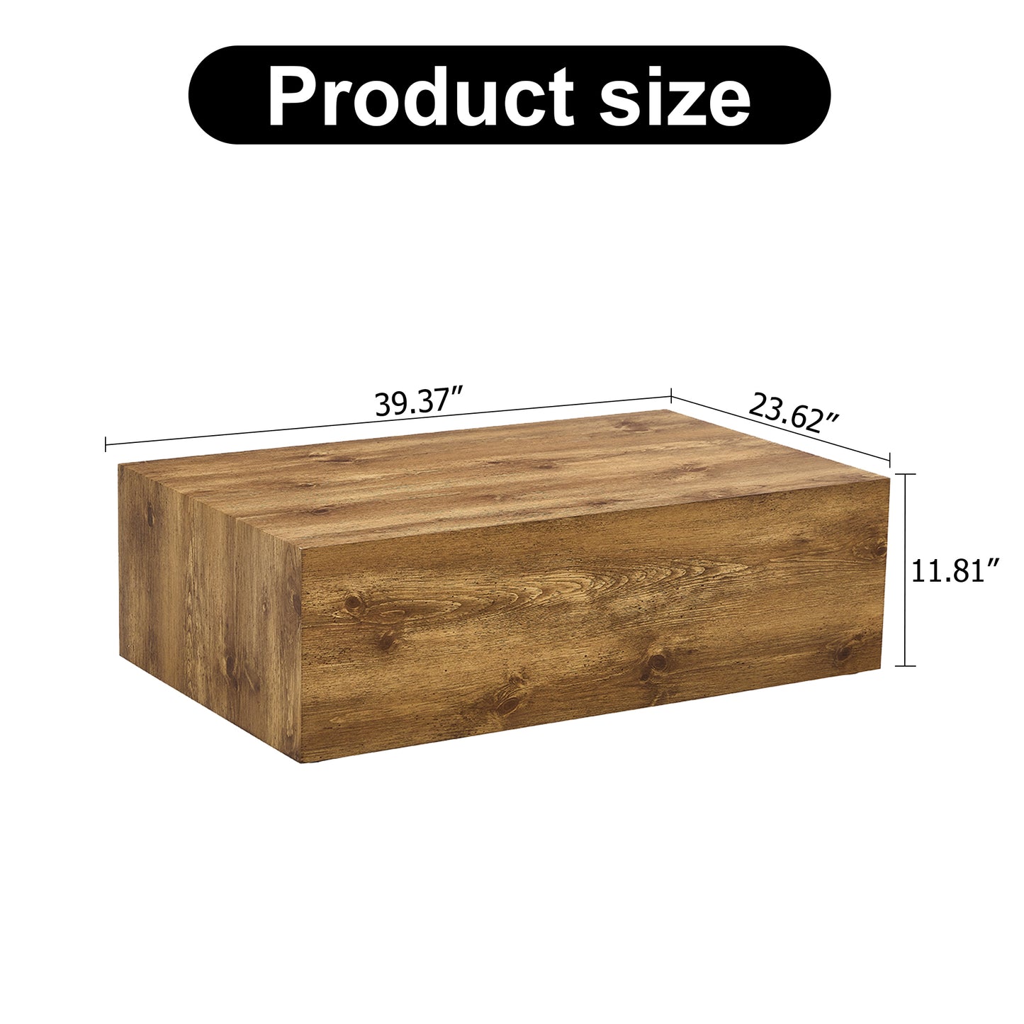 Sonoma Craftsman Wood Texture Table