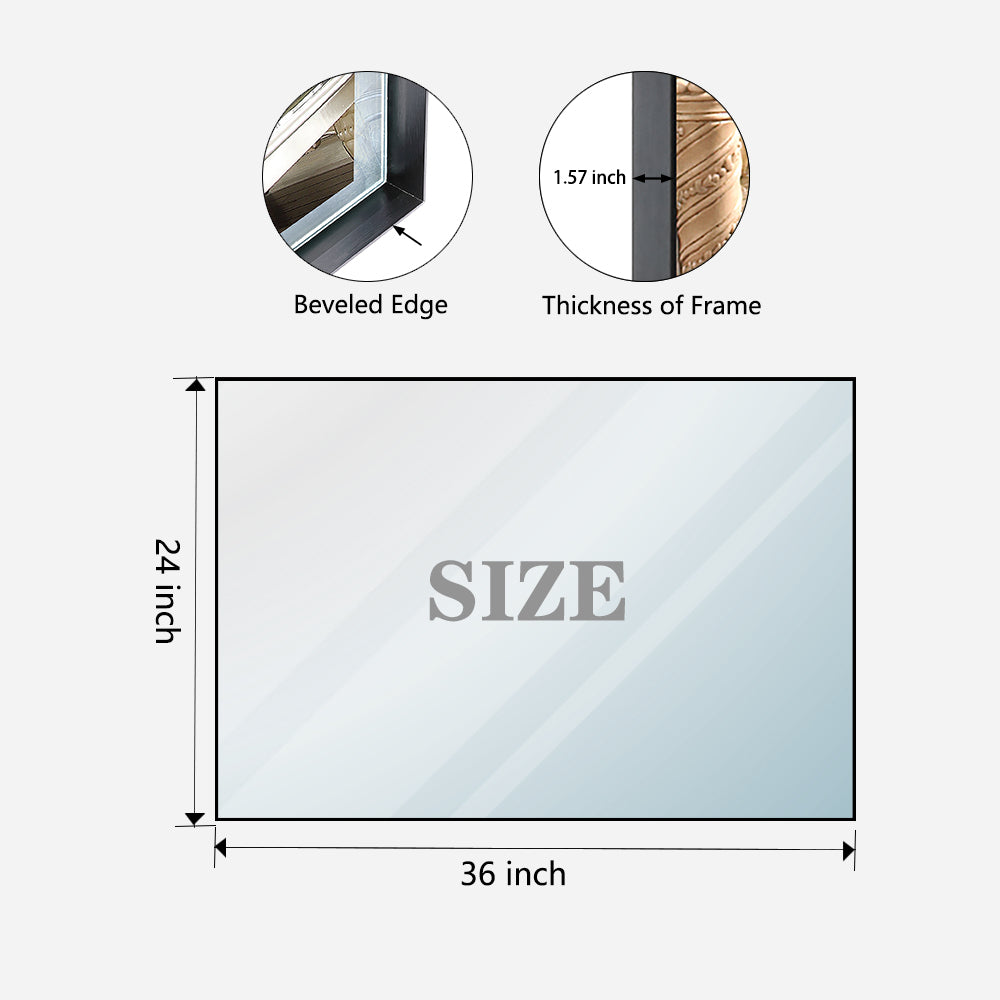 Niles Modern Rectangular Wall Mirror