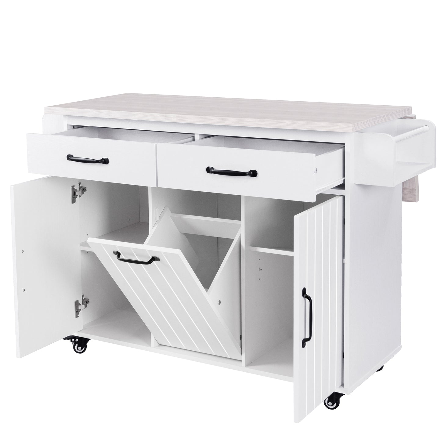 Calista Modern Kitchen Dining Storage Island