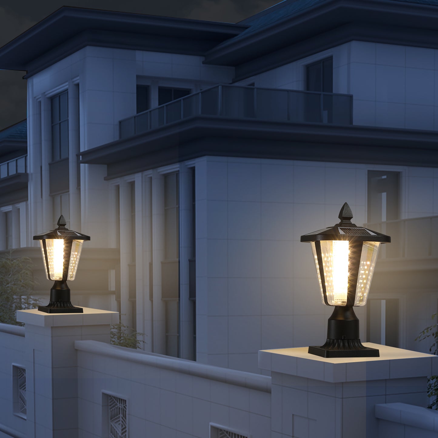 Eda Mid-Century Retro Solar Dimmable