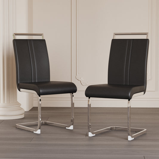 Cleo Modern PU Leather Chairs