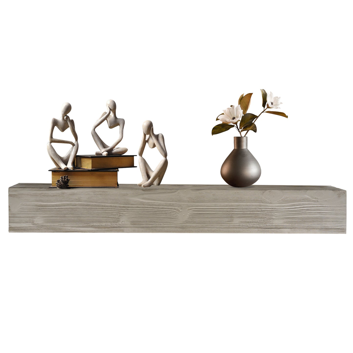 Oakridge Craftsman Wood Fireplace Mantel