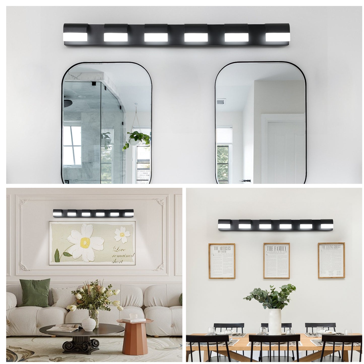 Warmsprings Modern Bathroom Vanity Lighting