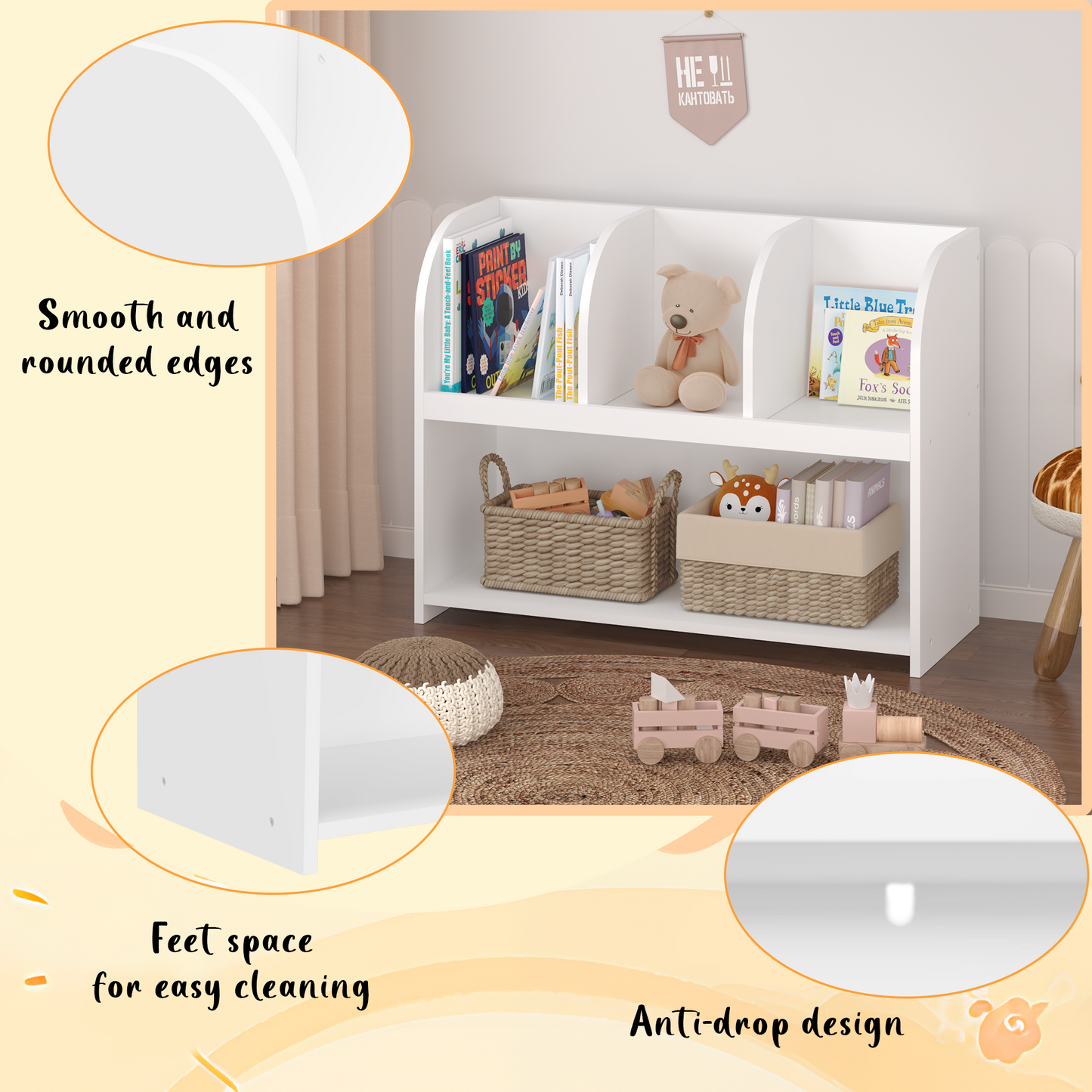 Bartholomew Modern Kids Bookcase