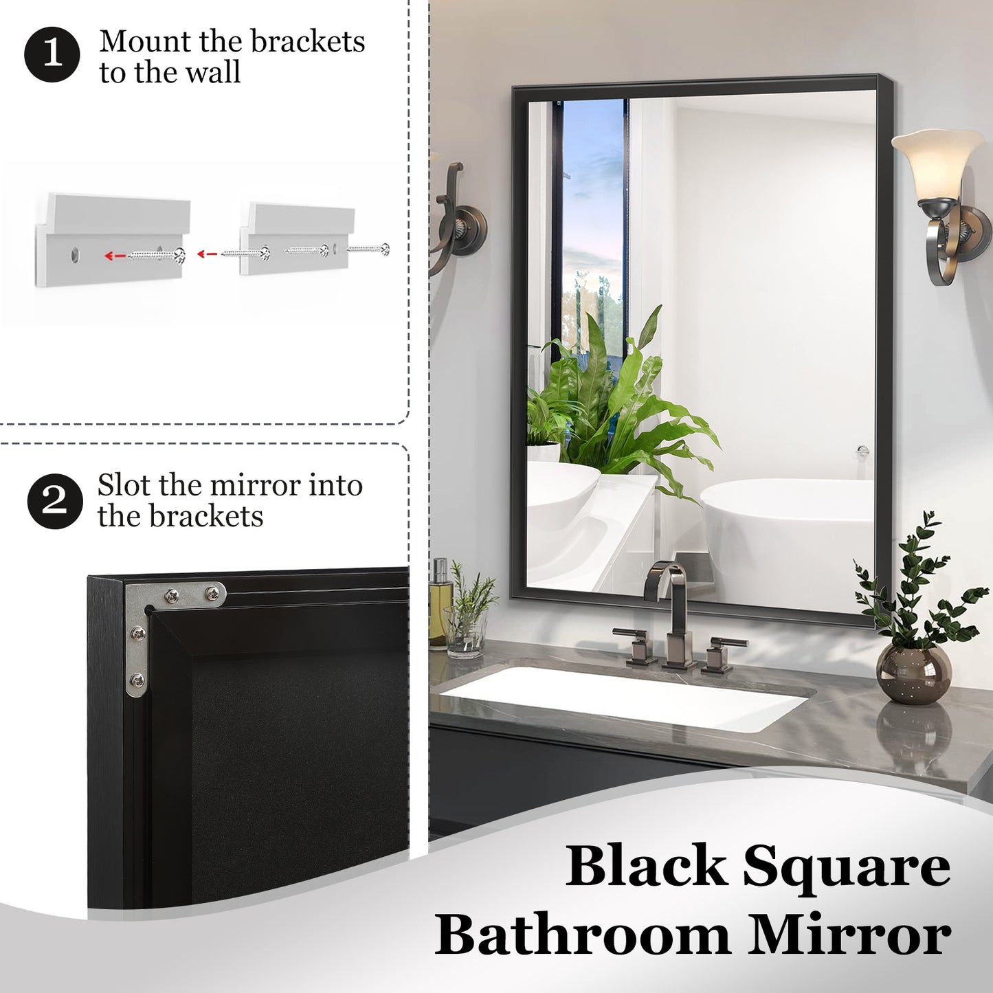 Niles Modern Rectangular Wall Mirror