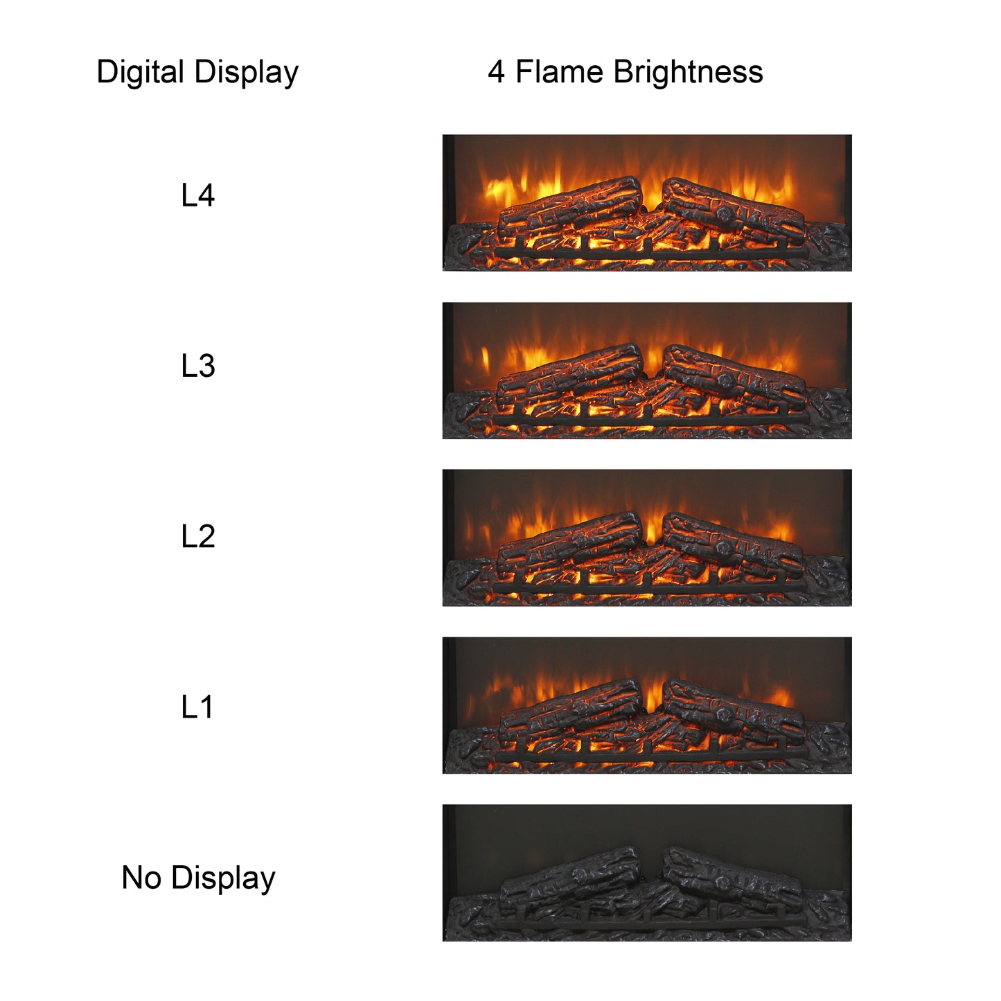 Somerset Modern Thin Electric Fireplace