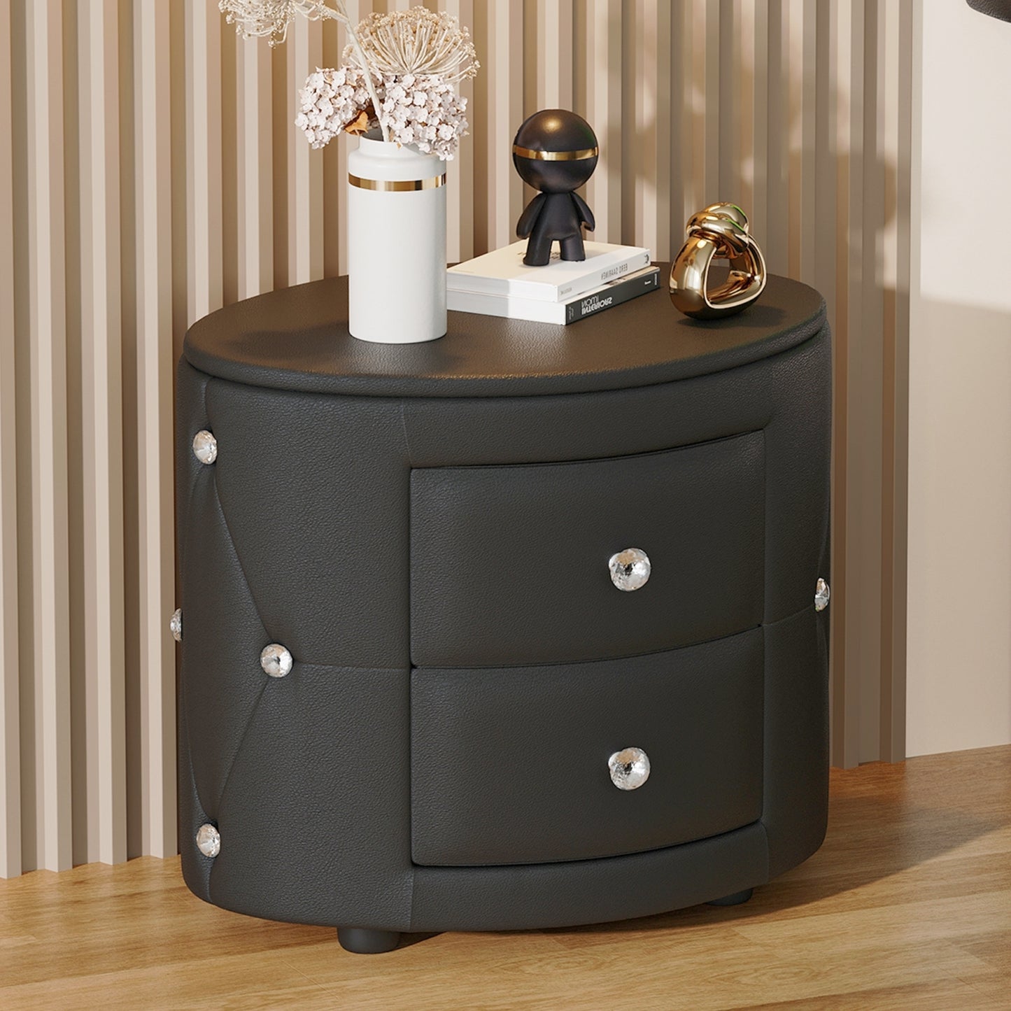 Luz Modern Elegant PU Nightstand