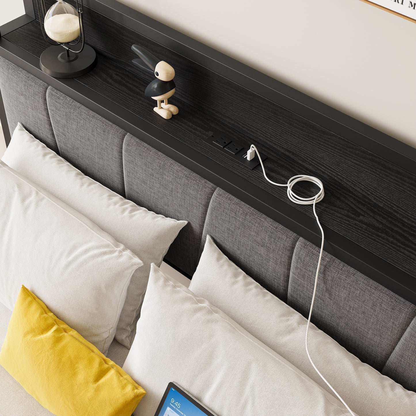 Cleo Modern Storage Bed Frame