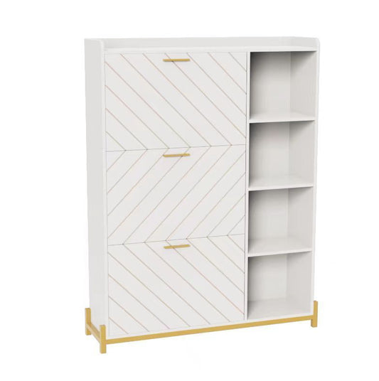 Mission Modern Slim Shoe Storage Cabinet
