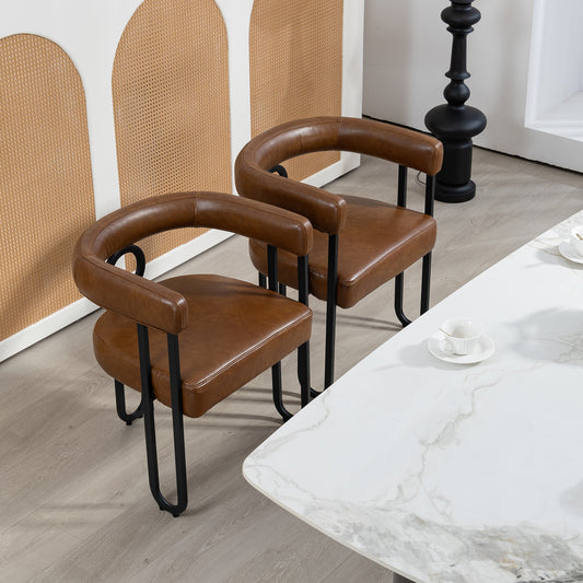 Napa Contemporary Fabric Upholstered Barrel Chairs