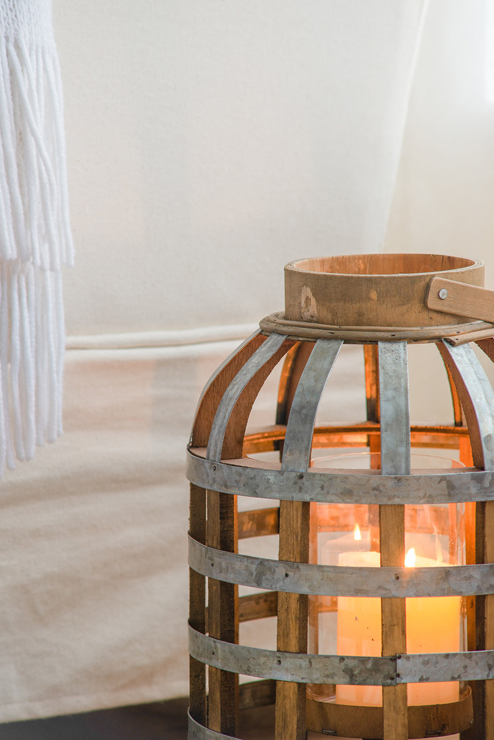 Emery Craftsman Decorative Wooden Lantern