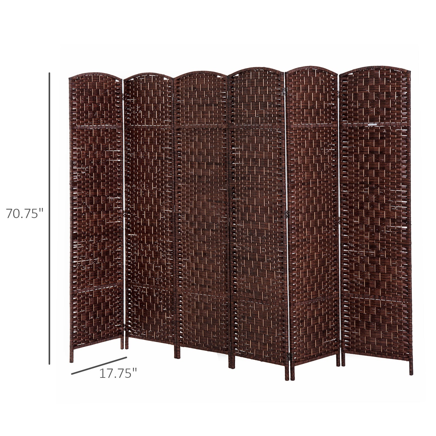 Centerville Craftsman Wicker Weave Room Divider