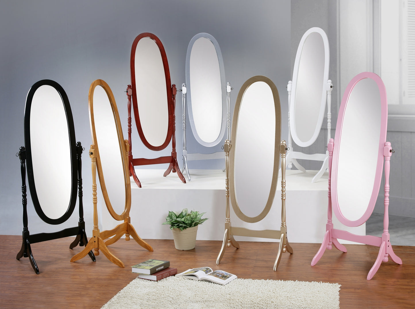 Fitch Traditional Cheval Mirror