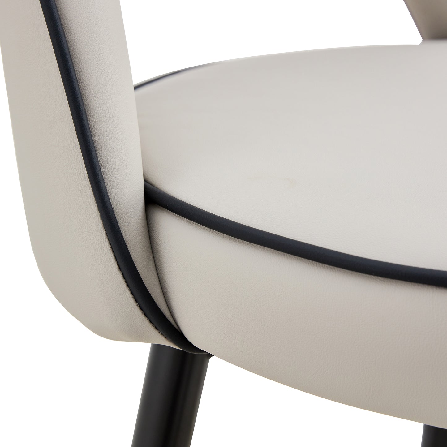 Eda Modern Rotating PU Dining Stool
