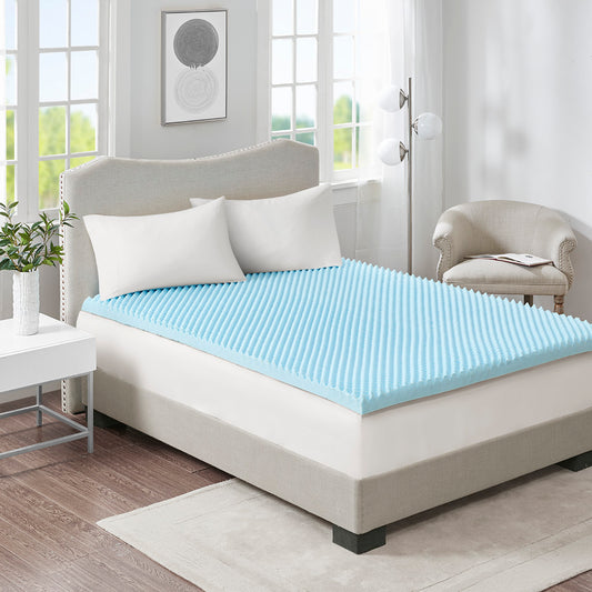 Bartholomew Modern  Cooling Velvet Mattress Topper