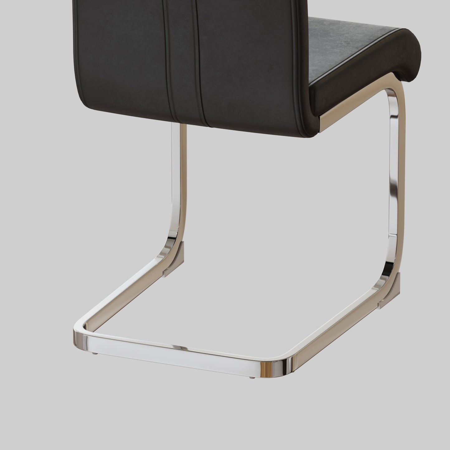 Lula Modern C-shaped PU Leather Chairs