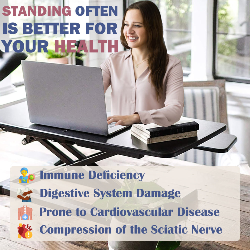 Mission Modern Adjustable Desk Converter