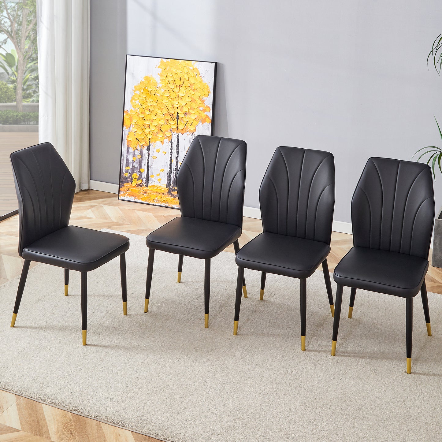 Sonoma Contemporary Velvet Dining Chairs