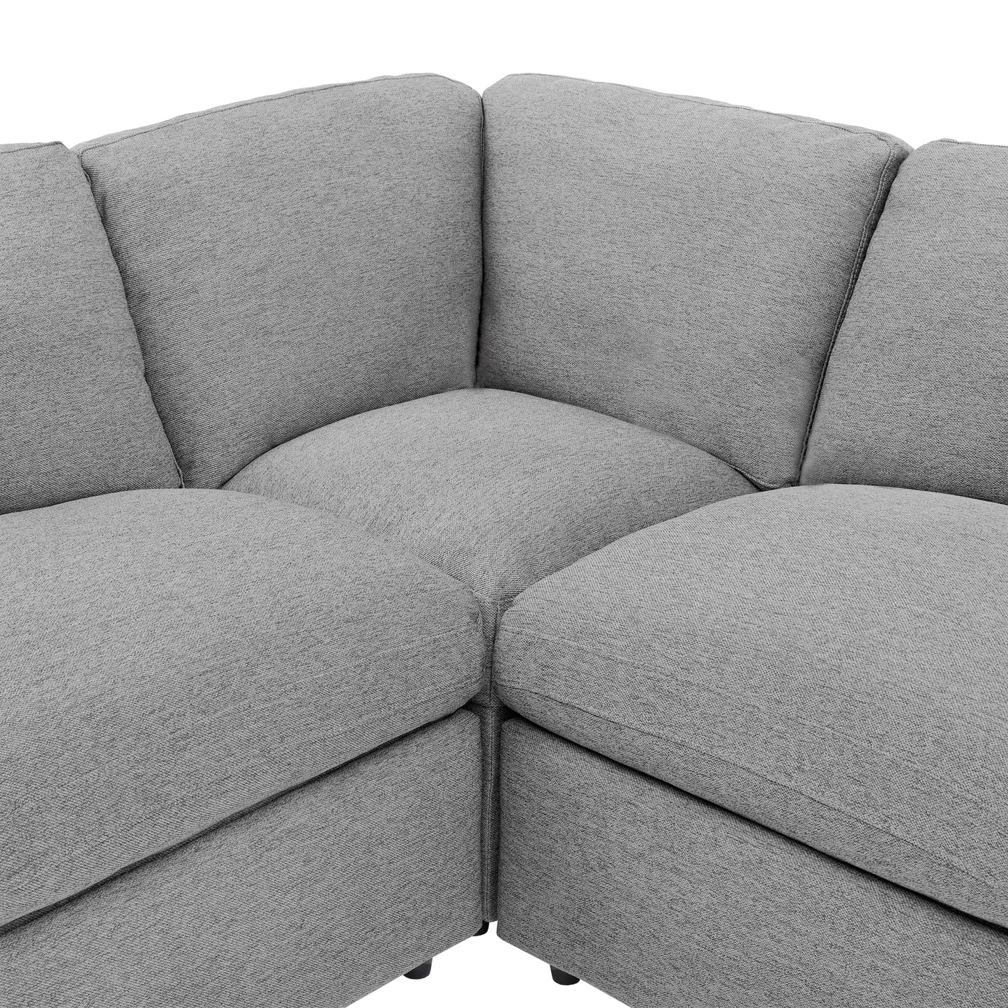 Marcel Contemporary Velvet Recliner Sectional