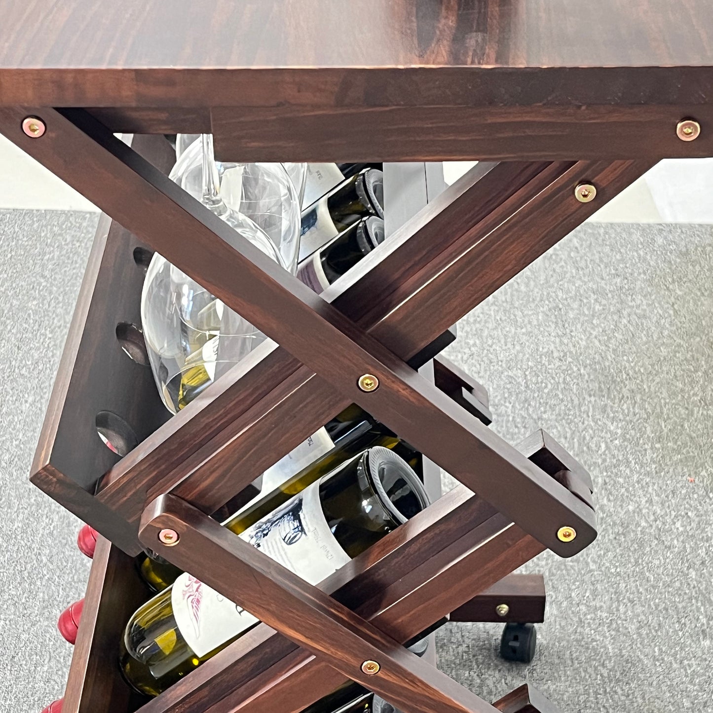 Centerville Craftsman 26 Bottles Freestanding Wine Rack