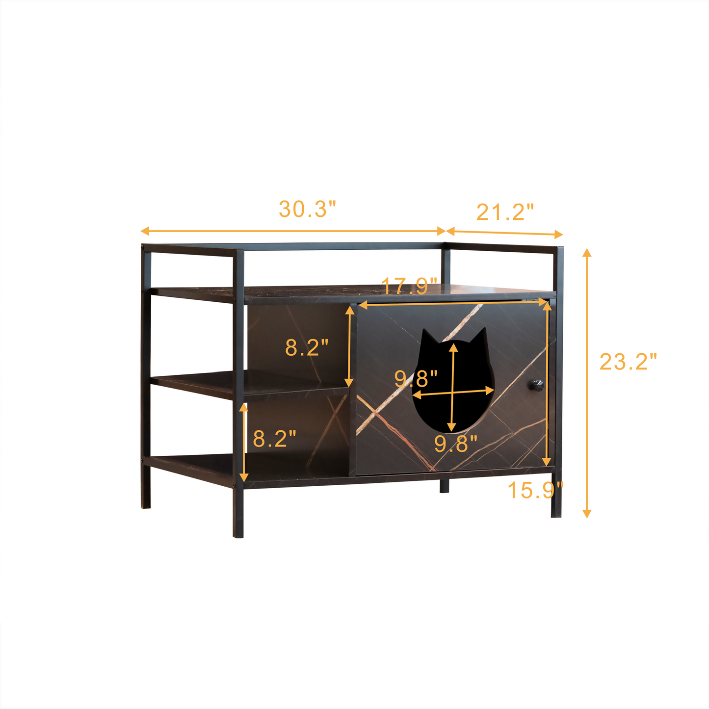 Marcel Modern Litter Box Enclosure