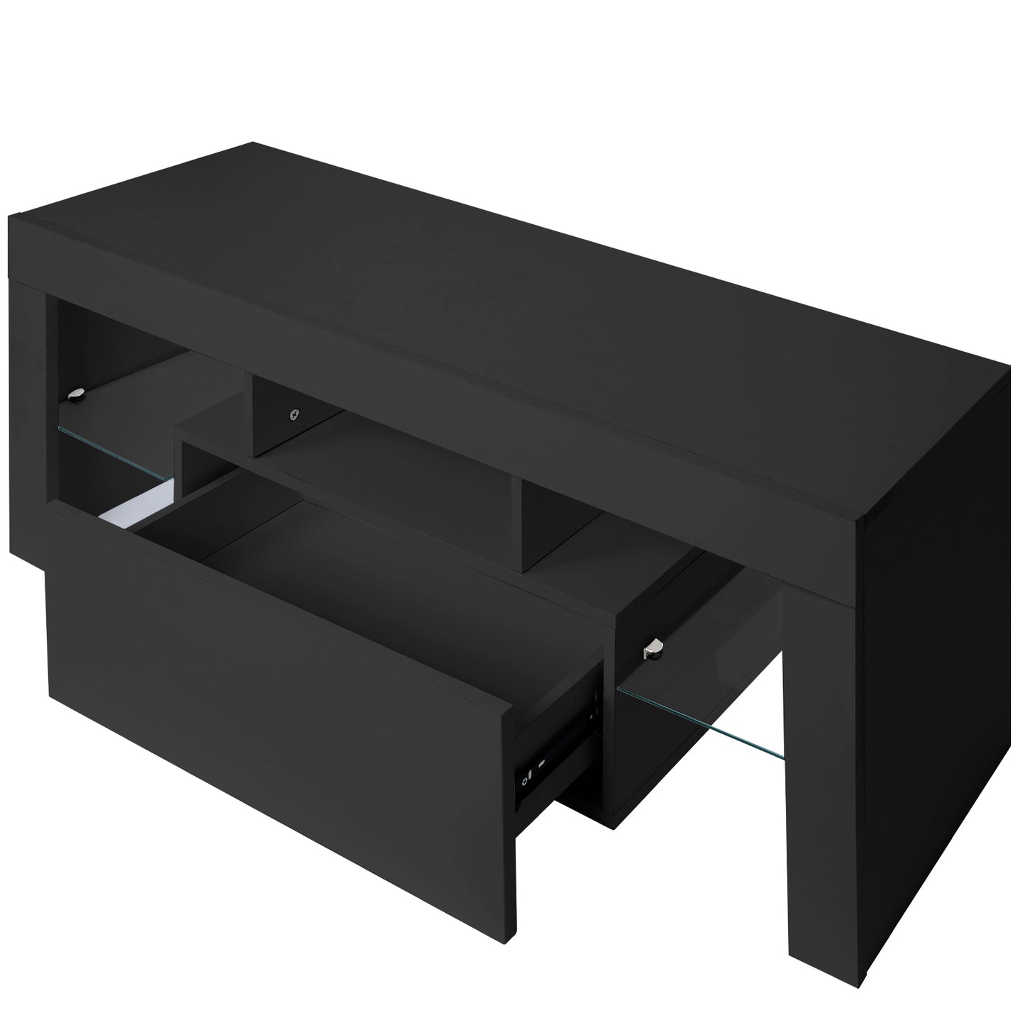 Healdsburg Modern Stand with Storage Entertainment Table