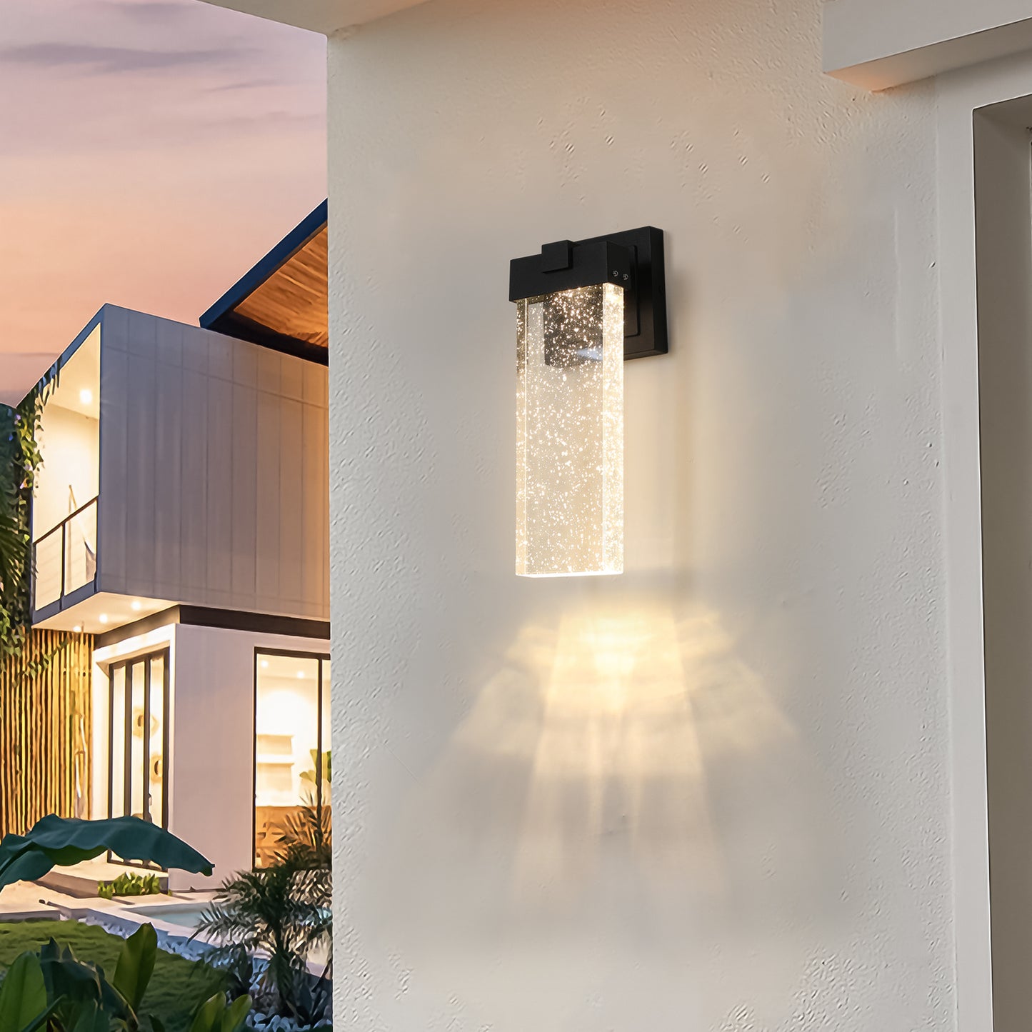 Centerville Modern Waterproof Crystal Wall Lamp