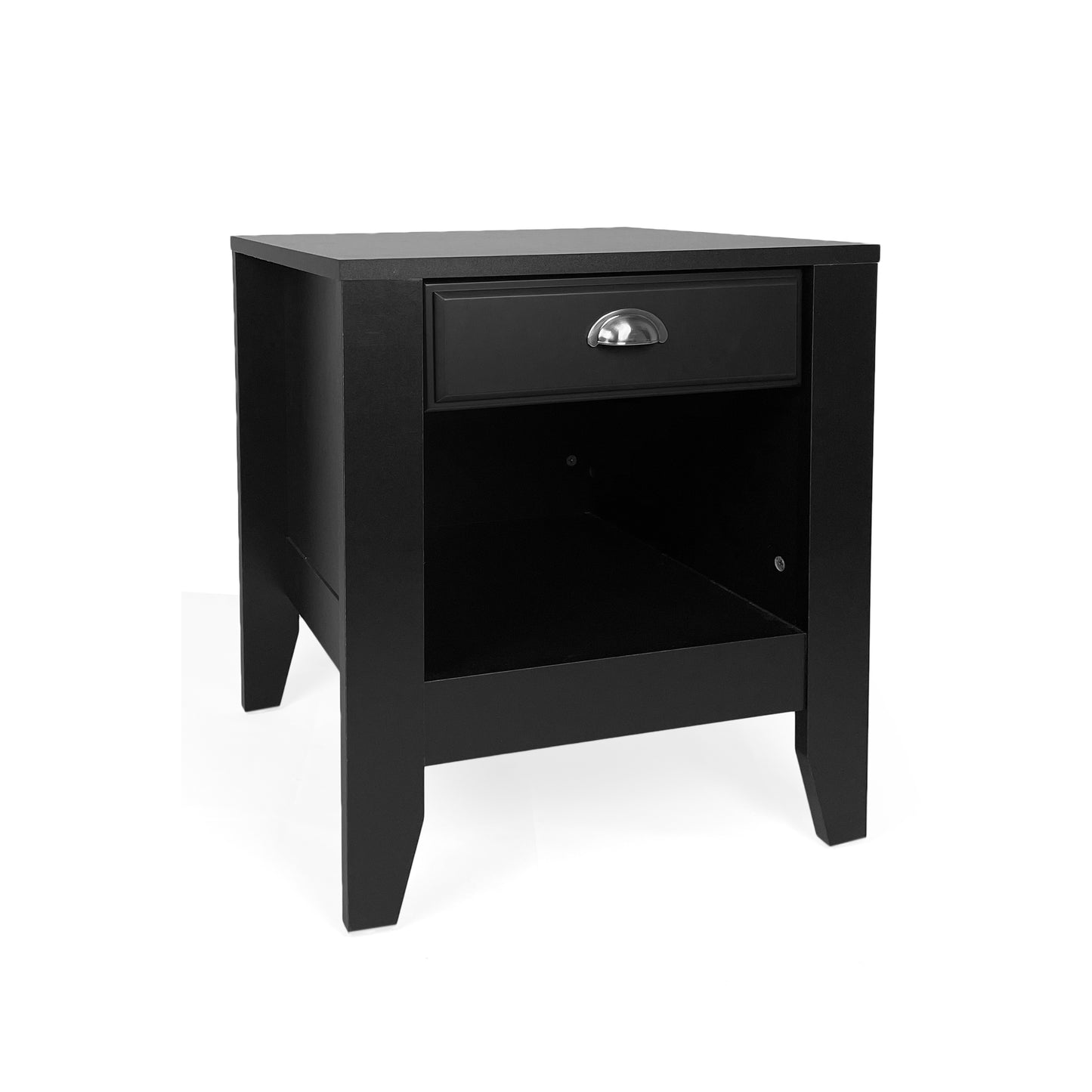 Emery Modern Velvet Side Table