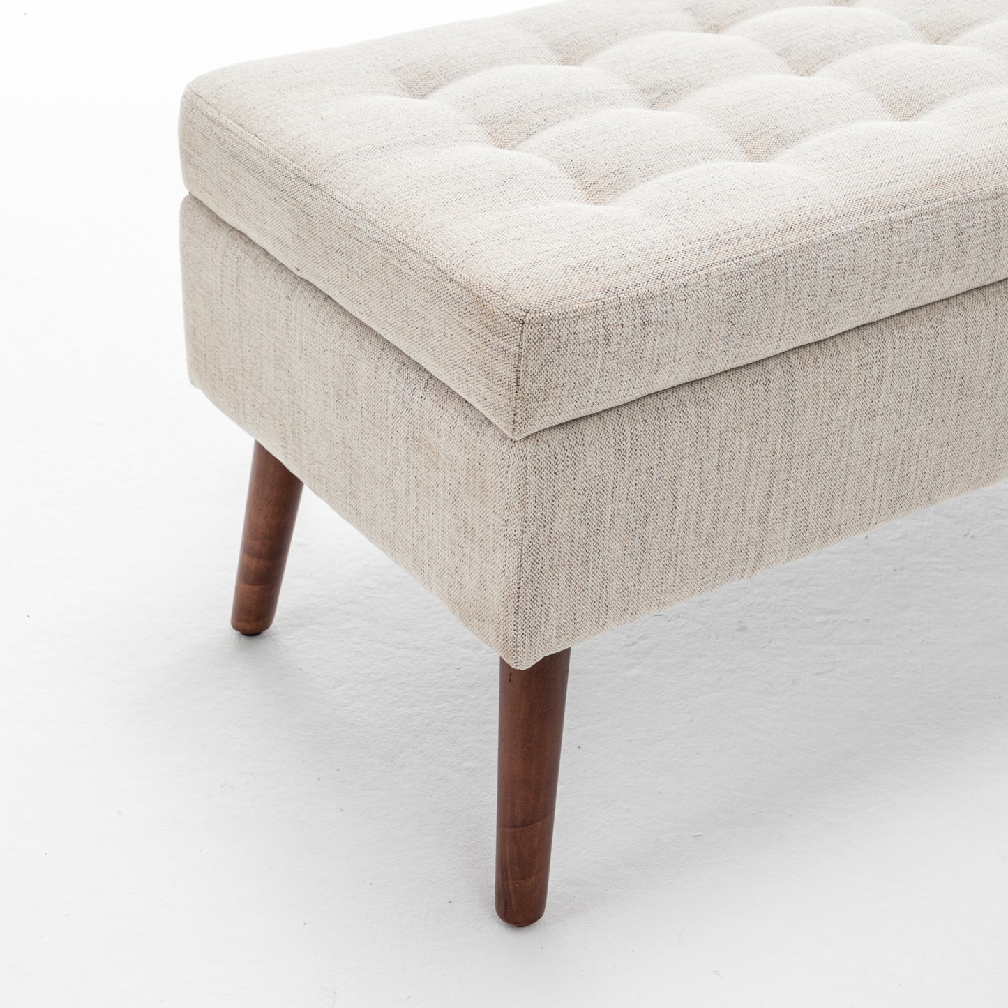 Kingsly Contemporary Upholstered Storage Bench