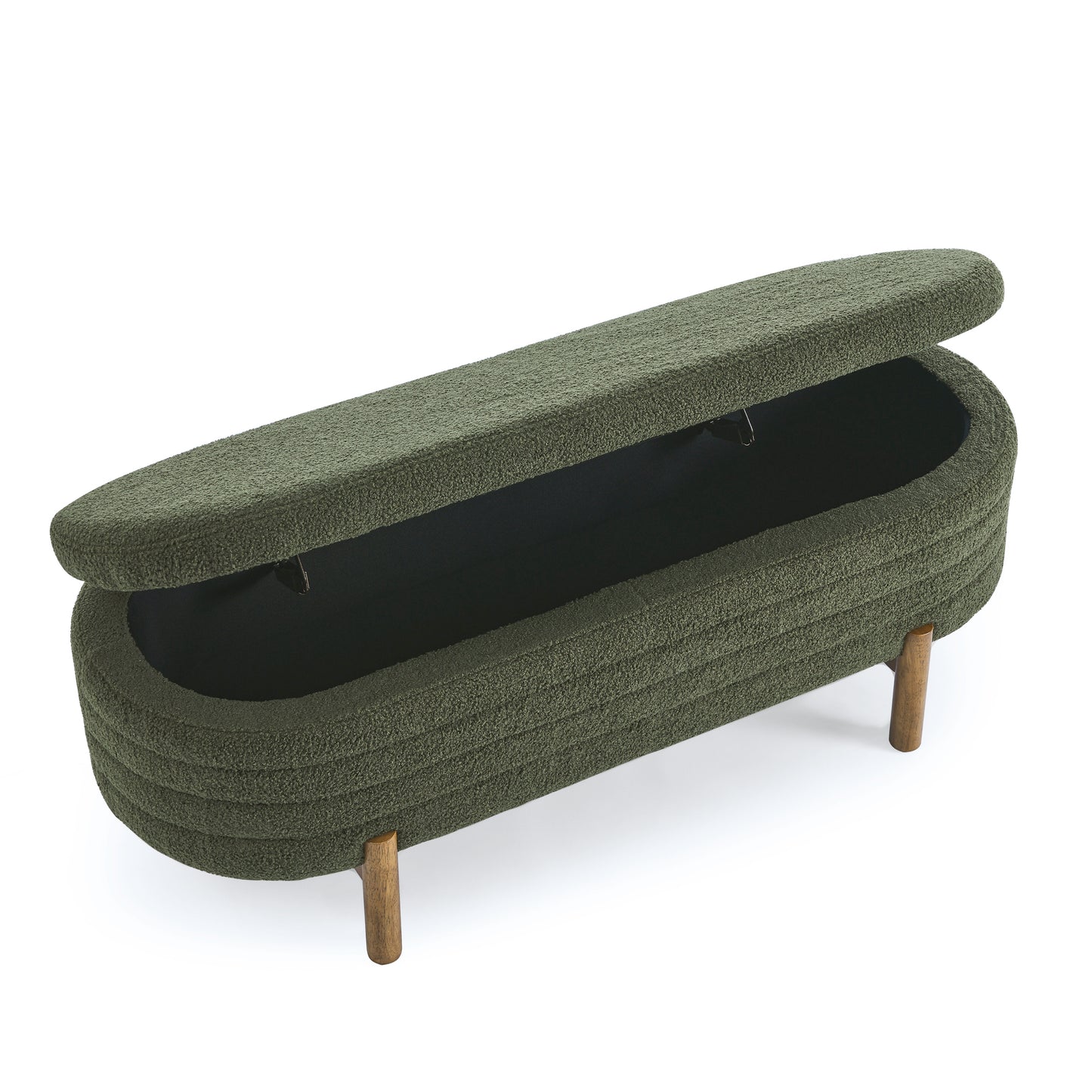 Westport Modern Velvet Storage Ottoman