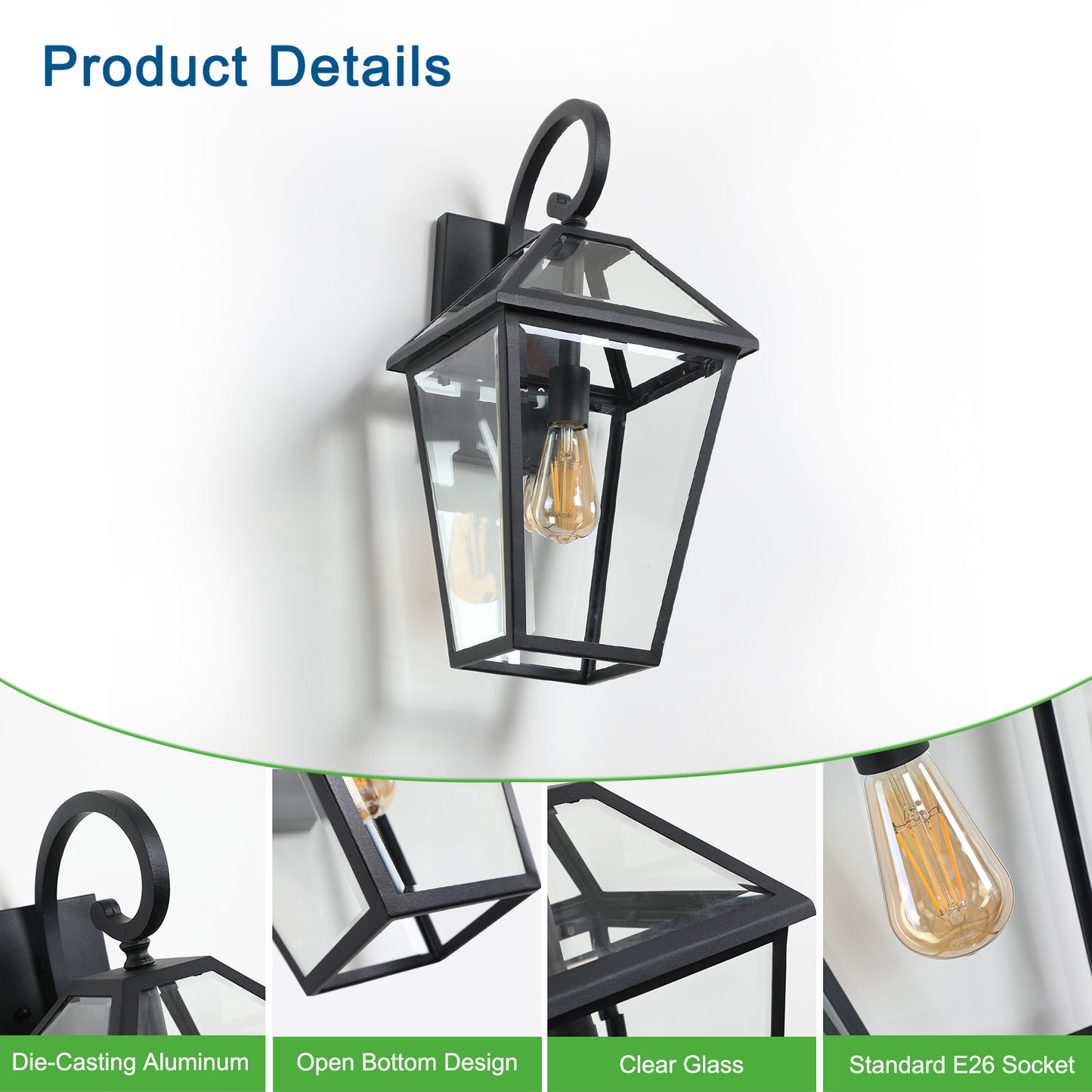 Ghivi Traditional Waterproof Wall Lamp