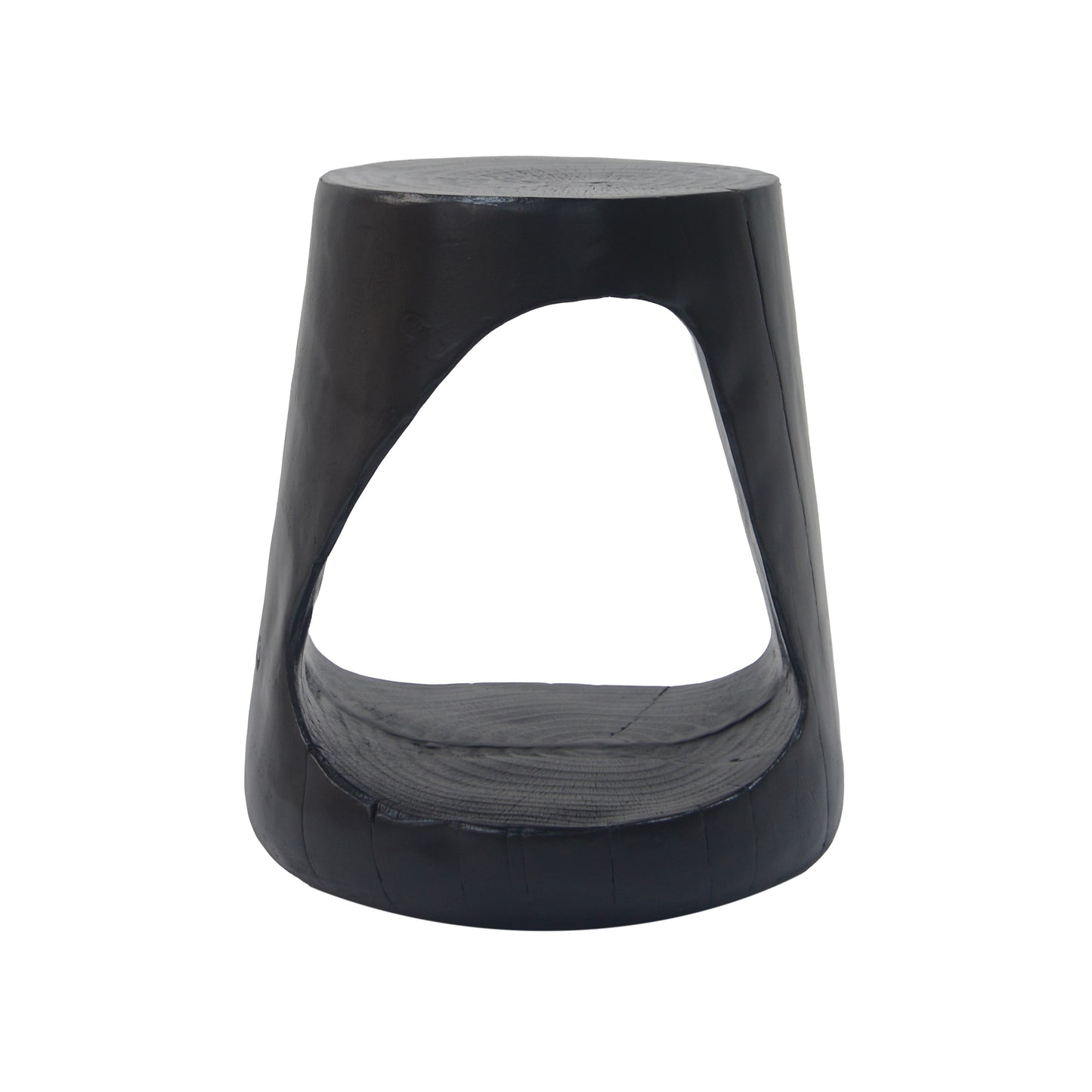 Calista Modern Hollow Side Table Wood-like