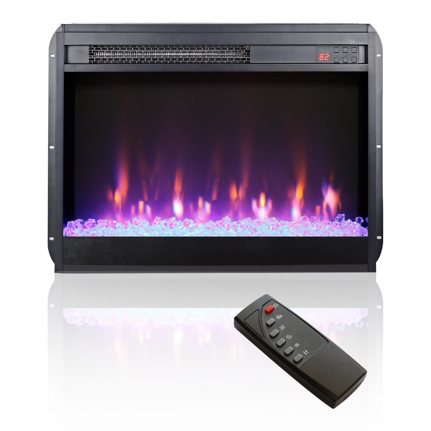 Fremont Contemporary Electric Fireplace Insert