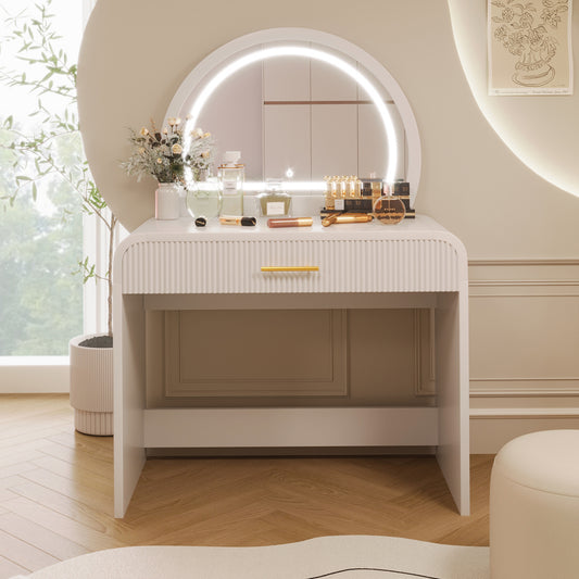 Mission Modern Makeup Vanity with Touch